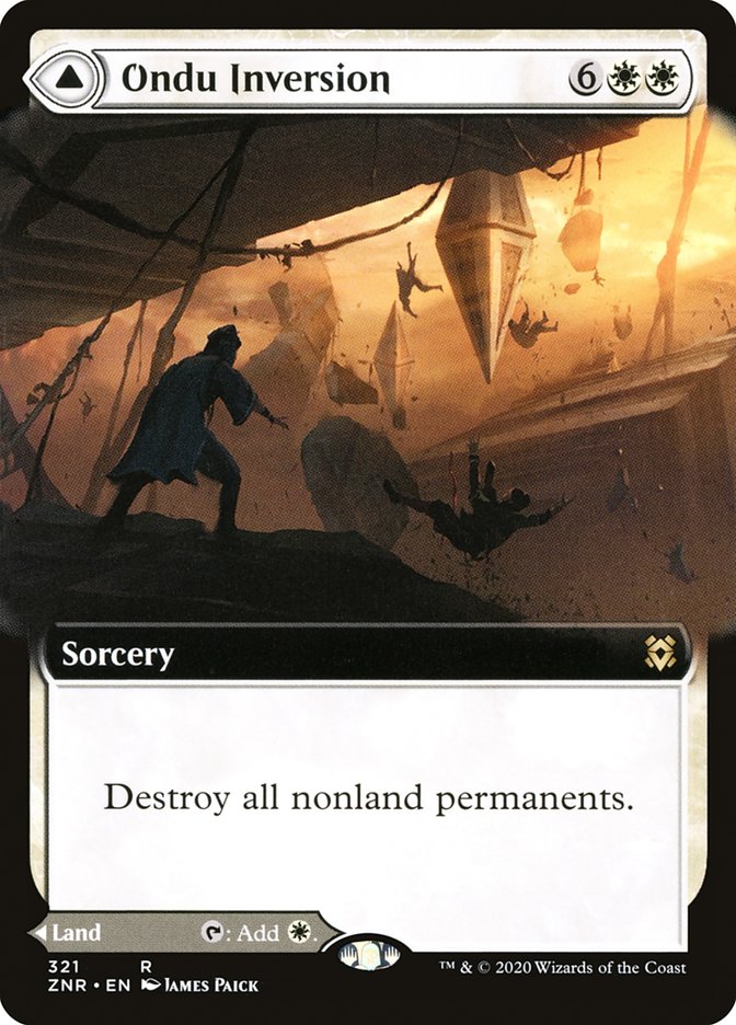 Ondu Inversion // Ondu Skyruins (Extended Art) [Zendikar Rising] - Card Brawlers