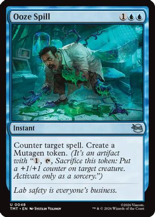 Ooze Spill (TMT-048) - Teenage Mutant Ninja Turtles Foil - Card Brawlers
