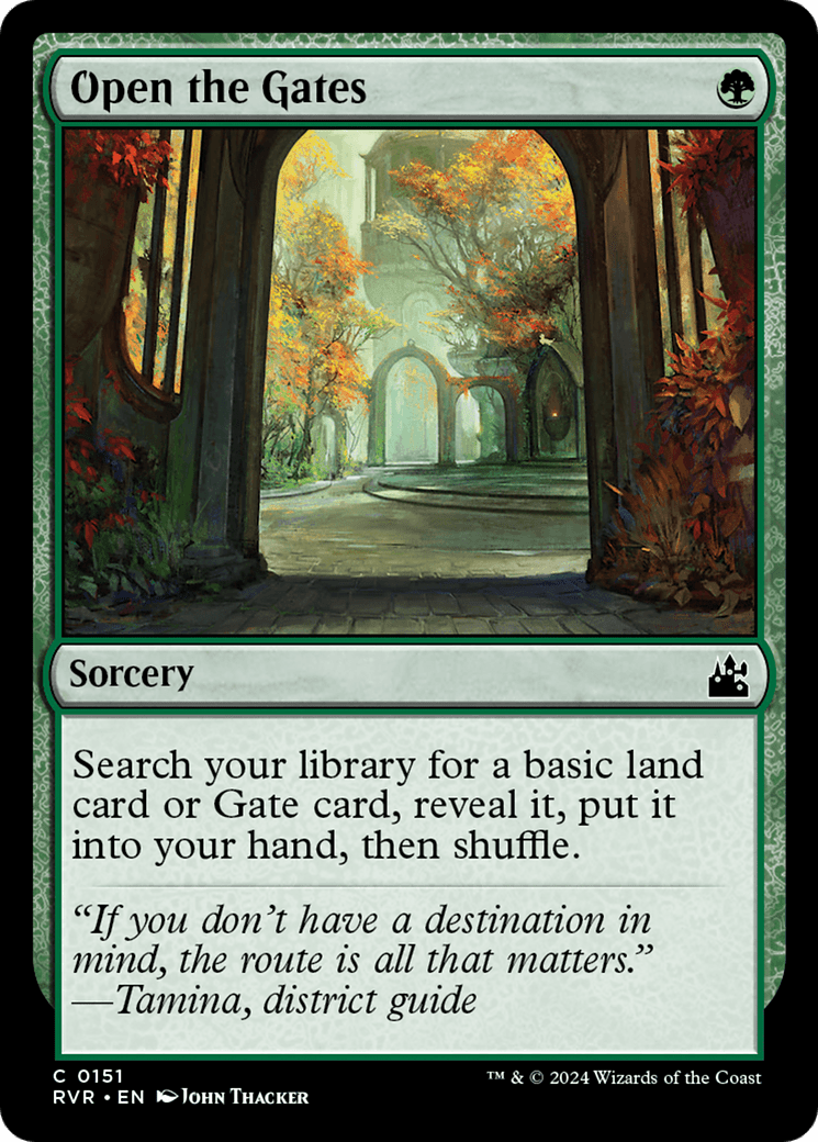 Open the Gates [Ravnica Remastered] - Card Brawlers
