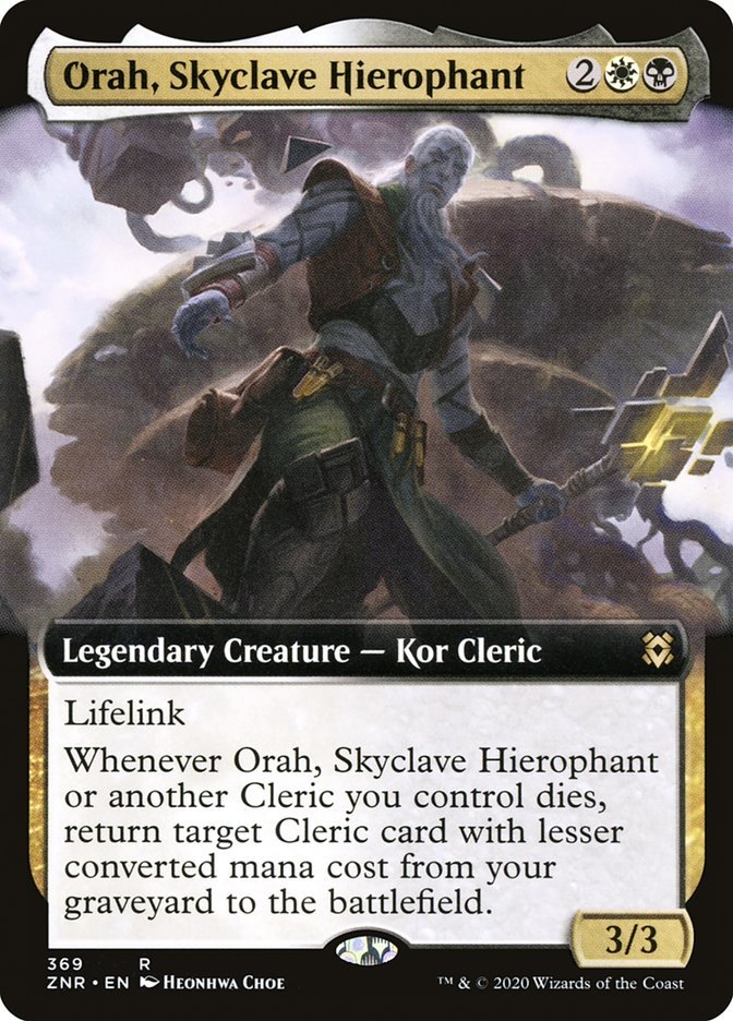 Orah, Skyclave Hierophant (Extended Art) [Zendikar Rising] - Card Brawlers