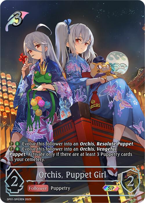 Orchis, Puppet Girl (SP) (SP01 - SP03EN) [Seaside Memories] - Card Brawlers