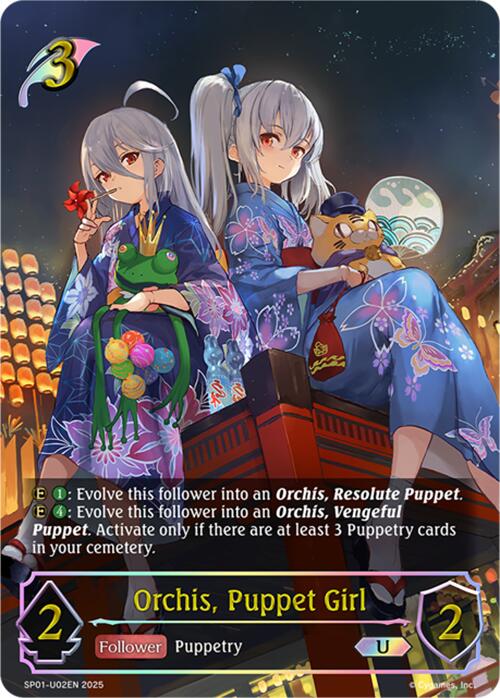 Orchis, Puppet Girl (U) (SP01 - U02EN) [Seaside Memories] - Card Brawlers