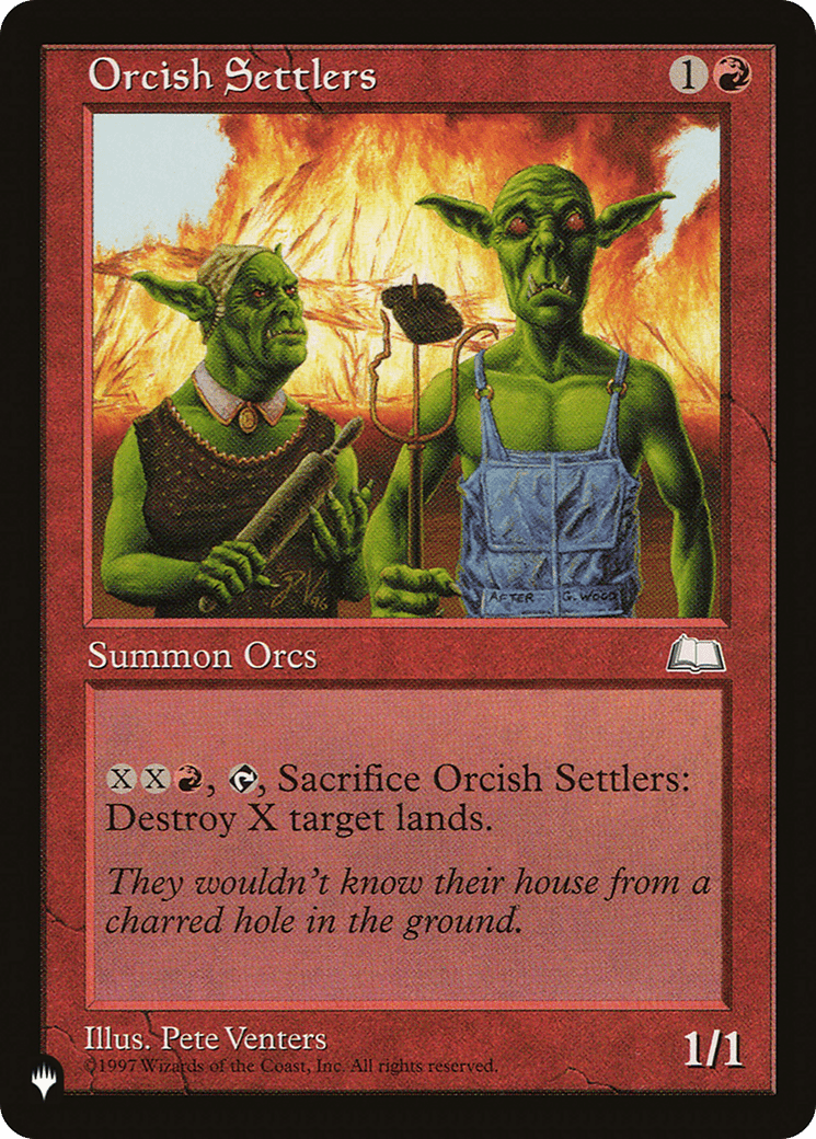 Orcish Settlers [The List] - Card Brawlers