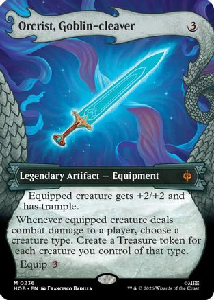 Orcrist, Goblin-cleaver (Showcase) (HOB-236) - The Hobbit Foil - Card Brawlers