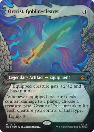 Orcrist, Goblin-cleaver (Showcase) (Surge Foil) (HOB-272) - The Hobbit Foil - Card Brawlers