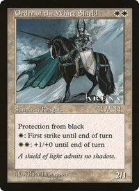 Order of the White Shield (Oversized) [Oversize Cards] - Card Brawlers
