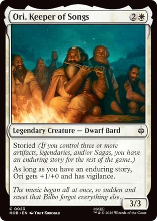 Ori, Keeper of Songs (HOB-023) - The Hobbit Foil - Card Brawlers