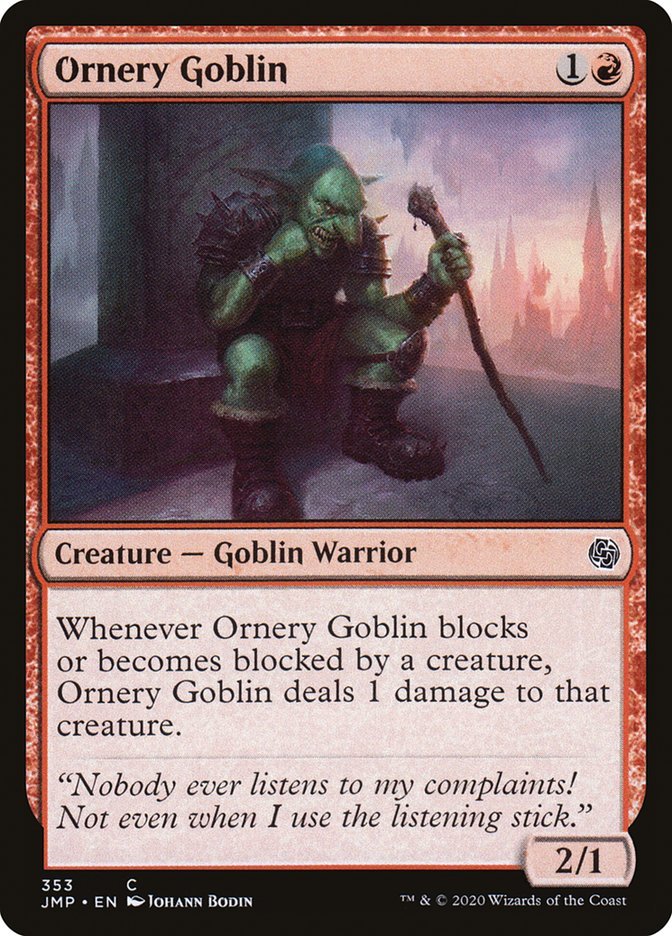 Ornery Goblin [Jumpstart] - Card Brawlers