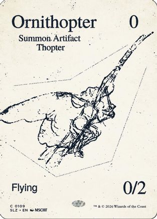 Ornithopter (0109) (SLZ-109) - Secret Lair x MSCHF: The Zeta Set - Card Brawlers