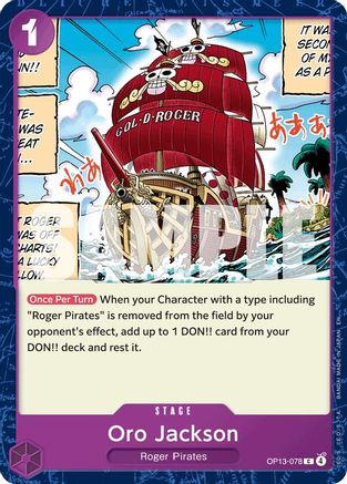 Oro Jackson (OP13-078) - Carrying On His Will - Card Brawlers