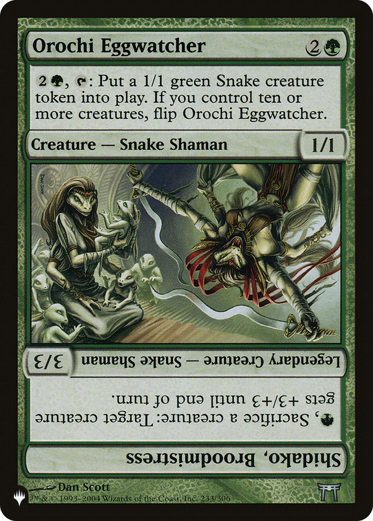 Orochi Eggwatcher // Shidako, Broodmistress [The List] - Card Brawlers