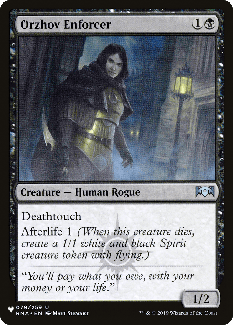 Orzhov Enforcer [The List] - Card Brawlers