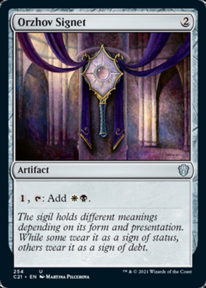 Orzhov Signet [Commander 2021] - Card Brawlers