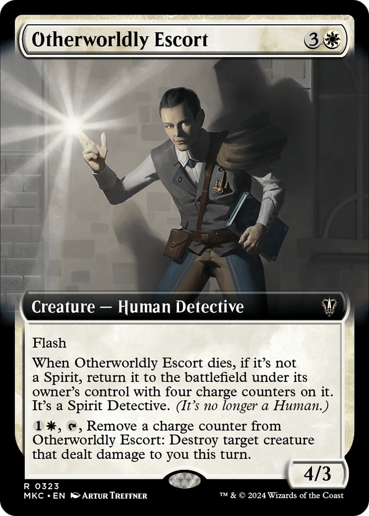 Otherworldly Escort (Extended Art) [Murders at Karlov Manor Commander] - Card Brawlers
