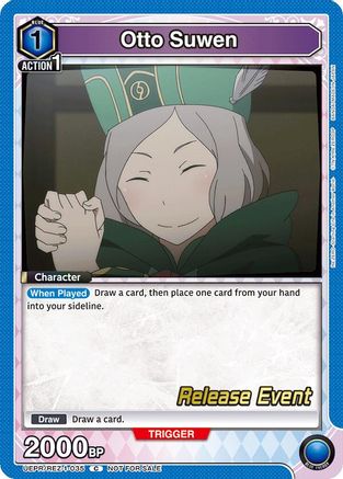 Otto Suwen (UEPR/REZ-1-035) - UE24BT ReZERO Starting Life in Another World Release Event Cards - Card Brawlers