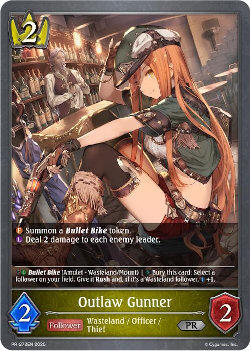 Outlaw Gunner (PR - 272EN) [Promotional Cards] - Card Brawlers