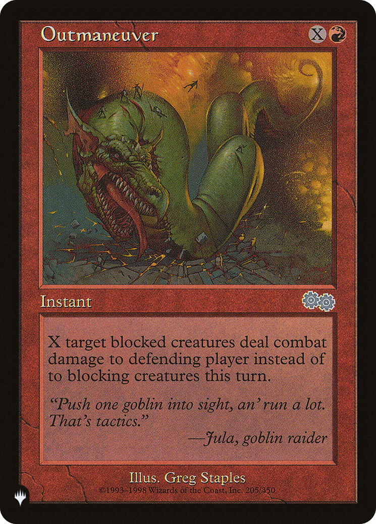 Outmaneuver [The List] - Card Brawlers