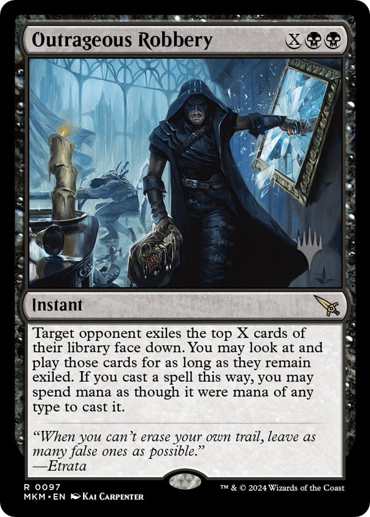 Outrageous Robbery (Promo Pack) [Murders at Karlov Manor Promos] - Card Brawlers