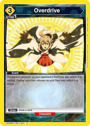 Overdrive (UE20BT/TSK-1-031) - UE20BT That Time I Got Reincarnated as a Slime - Card Brawlers