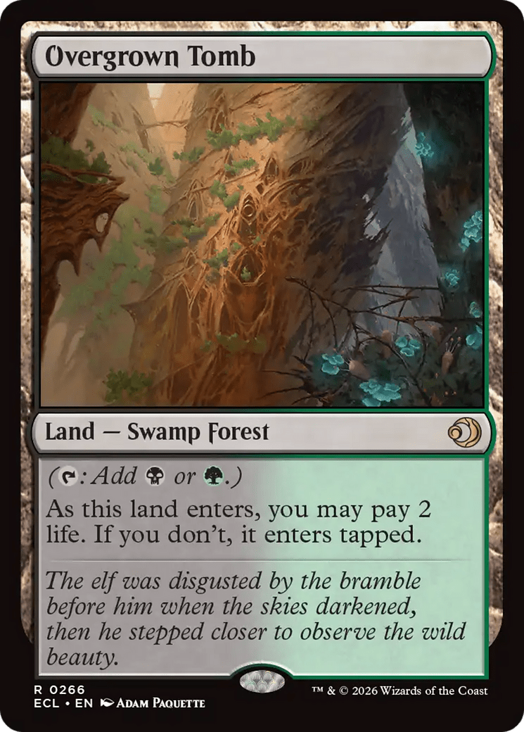Overgrown Tomb [Lorwyn Eclipsed] - Card Brawlers