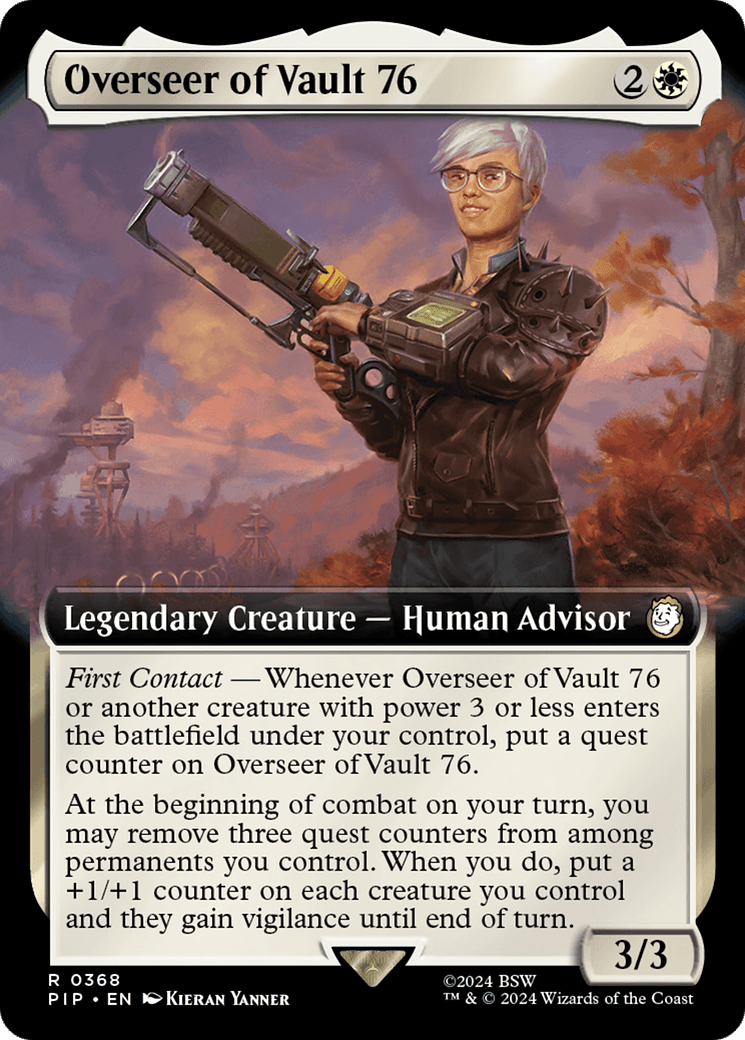 Overseer of Vault 76 (Extended Art) [Fallout] - Card Brawlers