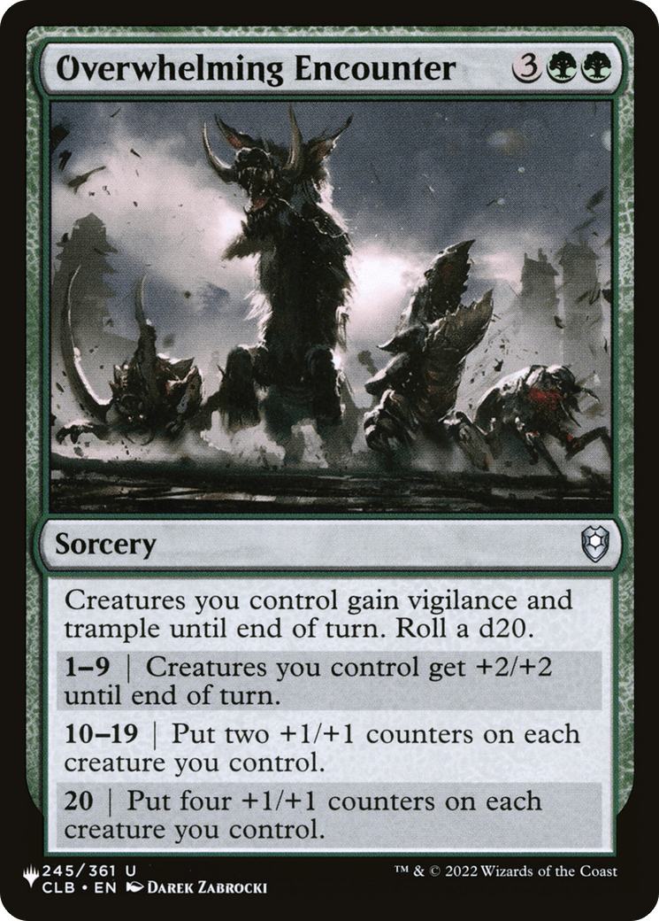 Overwhelming Encounter [The List] - Card Brawlers