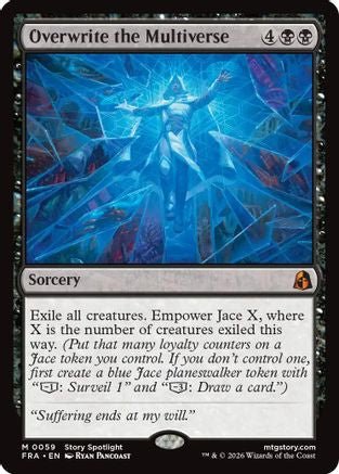 Overwrite the Multiverse (FRA-059) - Reality Fracture - Card Brawlers