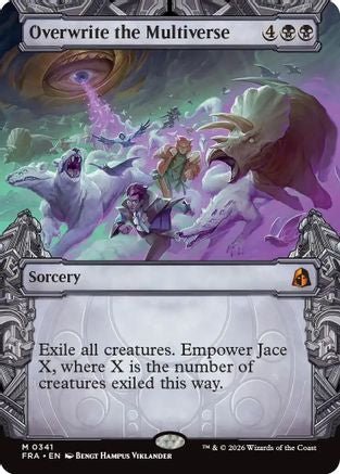 Overwrite the Multiverse (Showcase) (FRA-341) - Reality Fracture - Card Brawlers