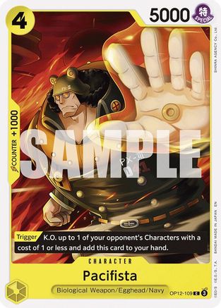 Pacifista (OP12-109) - Legacy of the Master - Card Brawlers