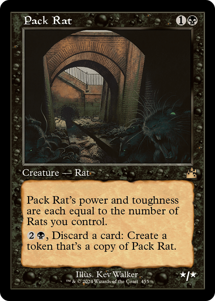 Pack Rat (Retro Frame) [Ravnica Remastered] - Card Brawlers