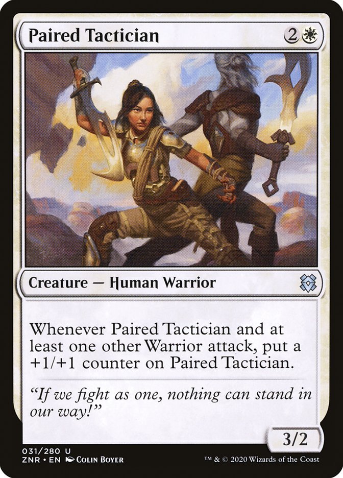Paired Tactician [Zendikar Rising] - Card Brawlers