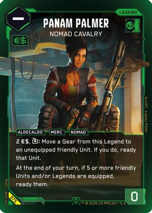 Panam Palmer - Nomad Cavalry (Epic) (075) - Welcome to Night City Retail Foil - Card Brawlers