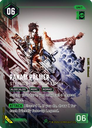 Panam Palmer - Strength Through Family (ISecret) (B170) - Welcome to Night City Beta Foil - Card Brawlers