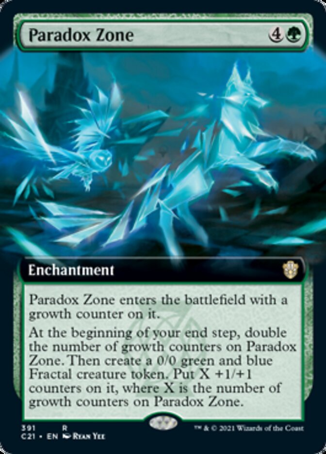 Paradox Zone (Extended Art) [Commander 2021] - Card Brawlers