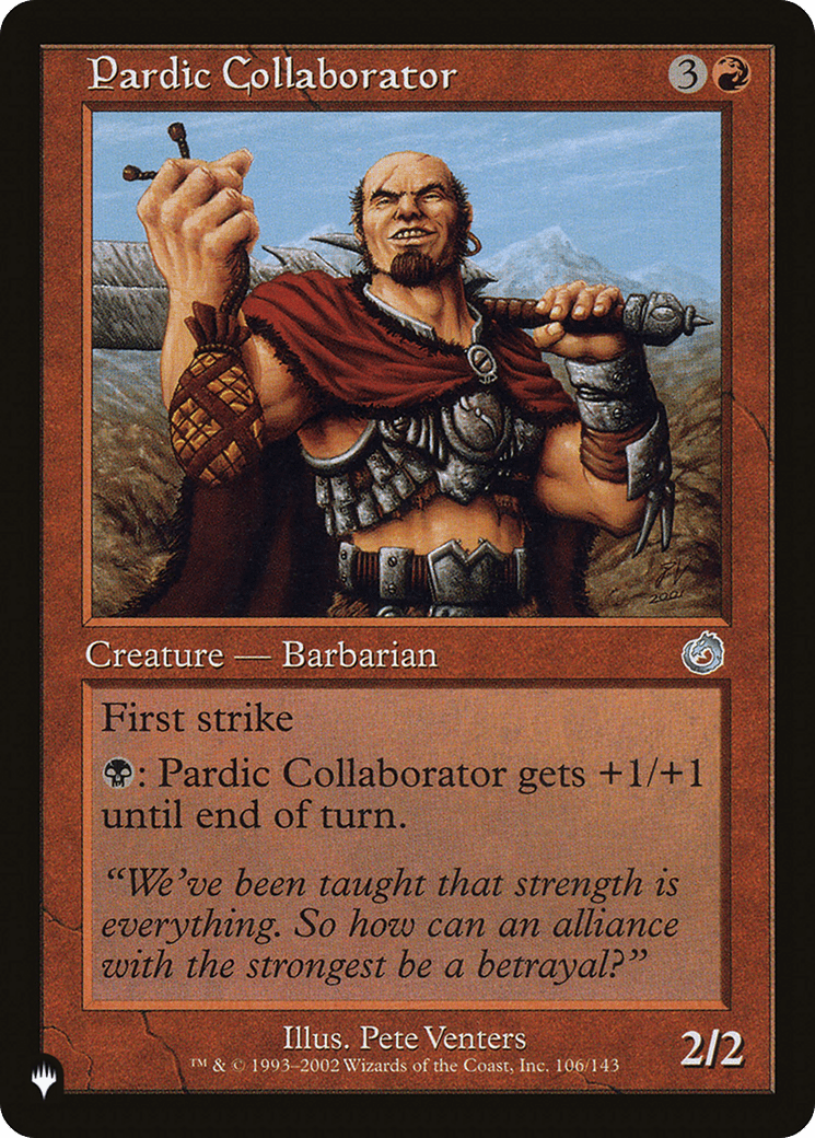 Pardic Collaborator [The List] - Card Brawlers