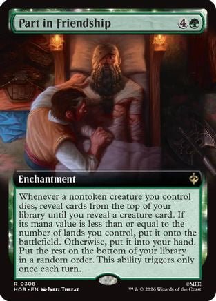 Part in Friendship (Extended Art) (HOB-308) - The Hobbit Foil - Card Brawlers