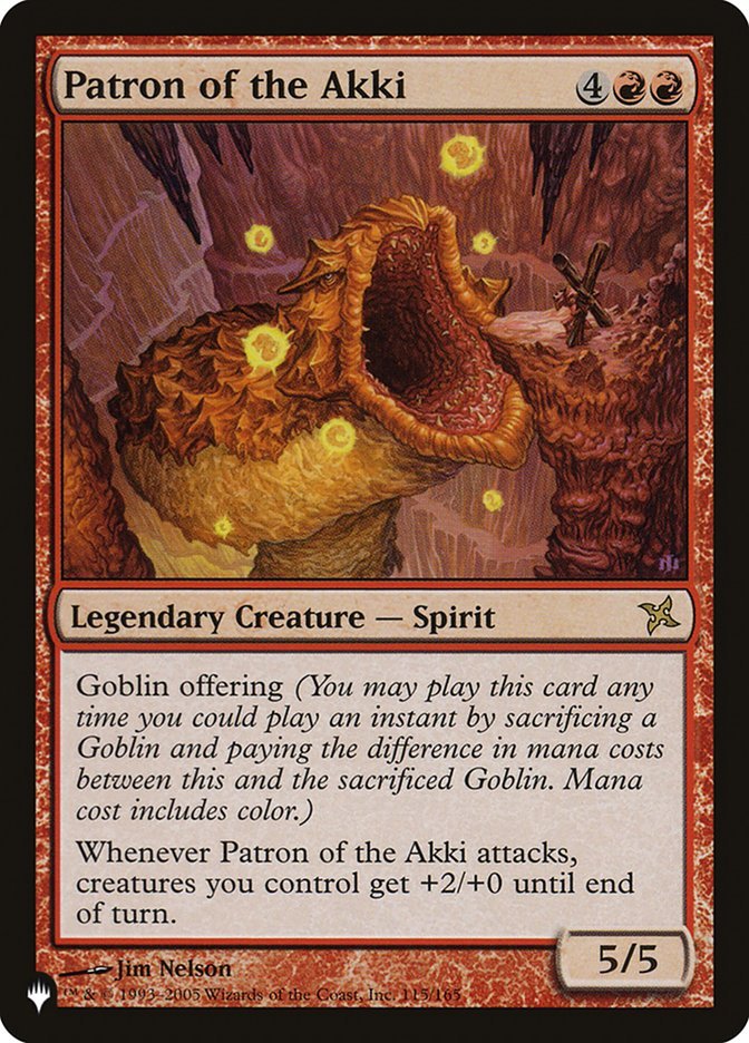 Patron of the Akki [The List] - Card Brawlers