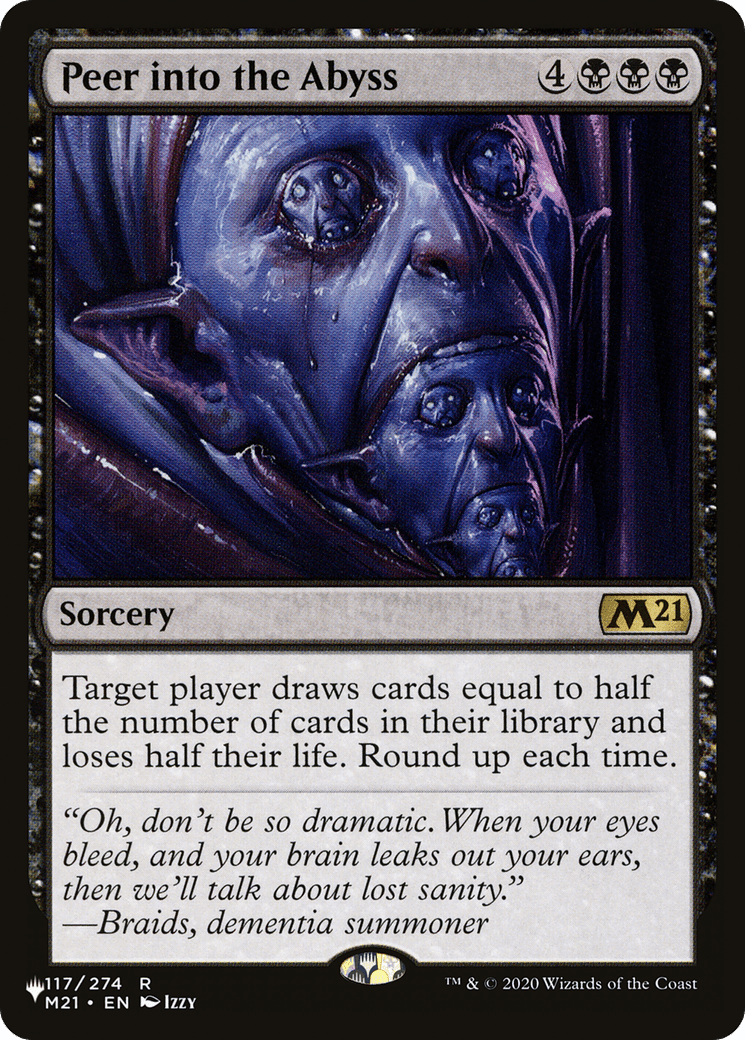 Peer into the Abyss [The List] - Card Brawlers