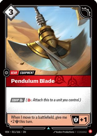 Pendulum Blade (011/166) - Vendetta - Card Brawlers
