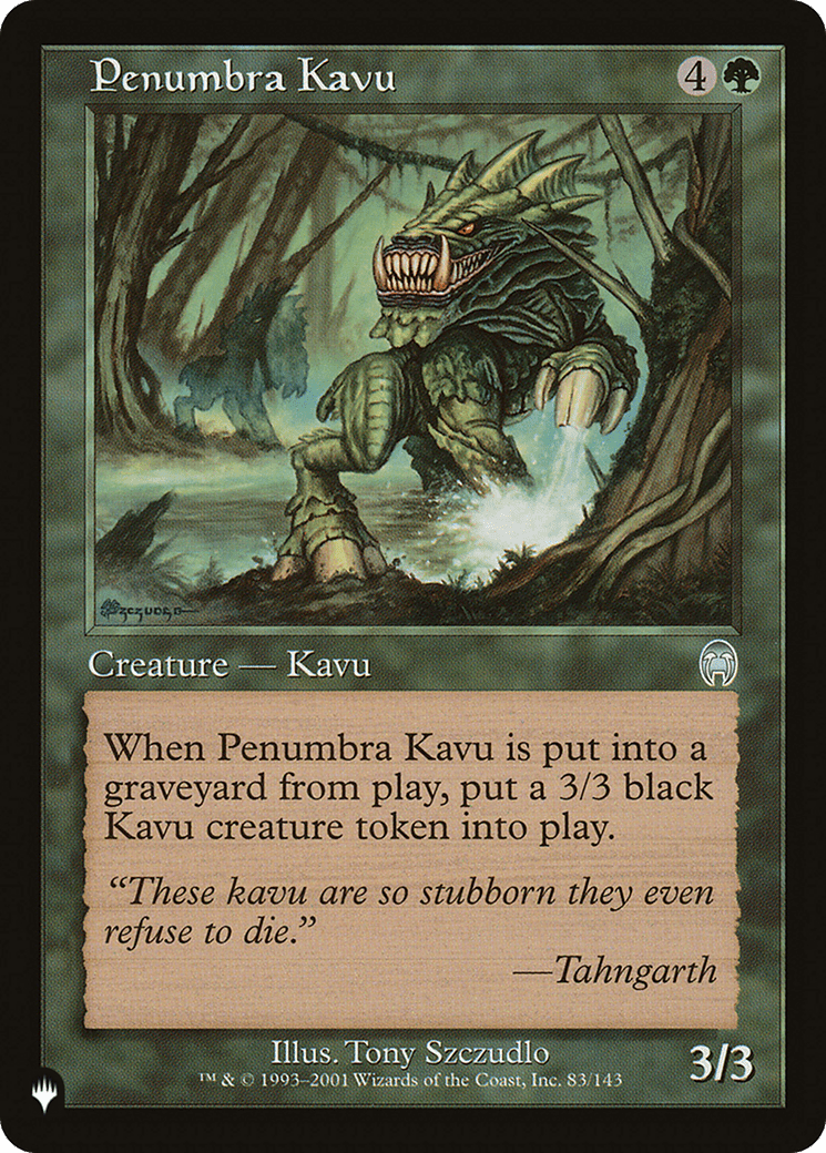 Penumbra Kavu [The List] - Card Brawlers