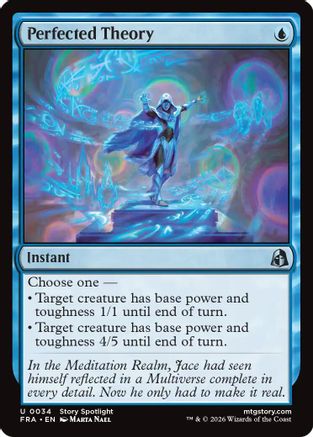 Perfected Theory (FRA-034) - Reality Fracture Foil - Card Brawlers