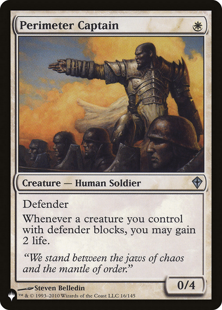 Perimeter Captain [The List] - Card Brawlers