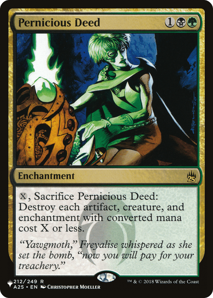 Pernicious Deed [The List] - Card Brawlers