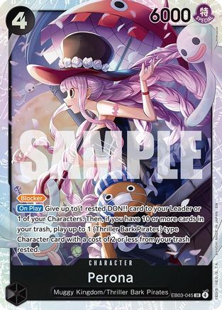 Perona (045) (EB03-045) - Extra Booster: One Piece Heroines Edition Foil - Card Brawlers
