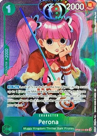 Perona (Illustration Box Vol.4) (OP09-034) - One Piece Promotion Cards Foil - Card Brawlers