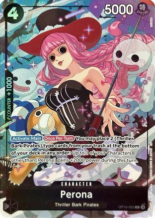 Perona (Premium Card Collection -Best Selection Vol. 4-) (OP10-092) - One Piece Promotion Cards Foil - Card Brawlers