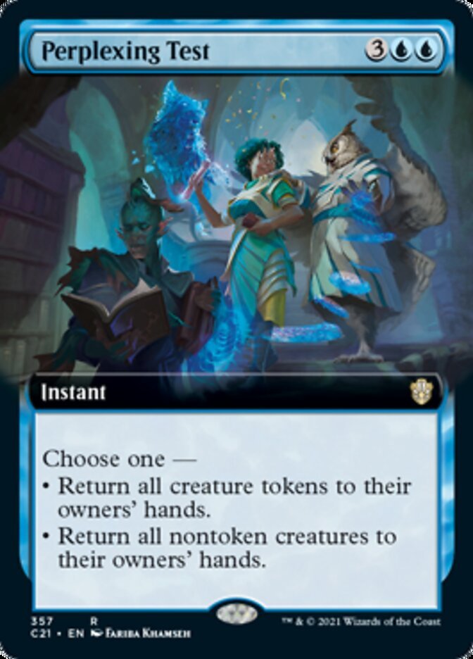 Perplexing Test (Extended Art) [Commander 2021] - Card Brawlers
