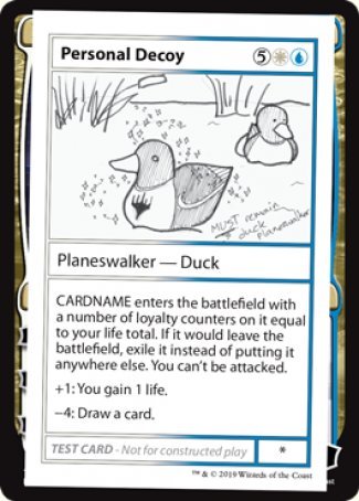 Personal Decoy (2021 Edition) [Mystery Booster Playtest Cards] - Card Brawlers
