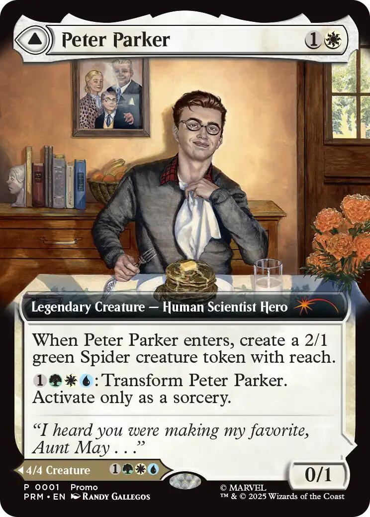Peter Parker (Extended Art) [Marvel's Spider - Man Promos] - Card Brawlers
