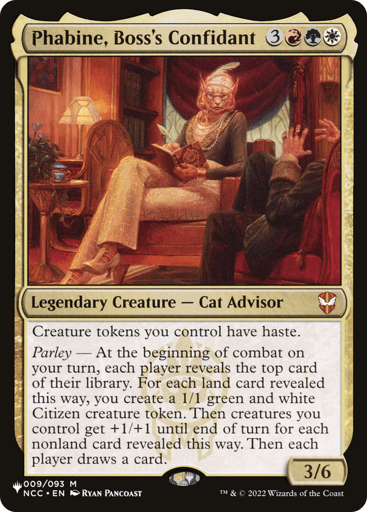 Phabine, Boss's Confidant [The List] - Card Brawlers
